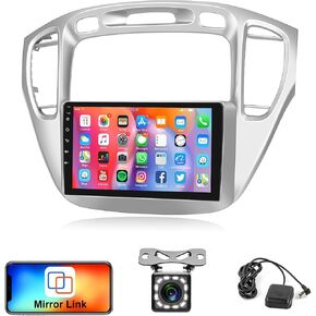 9 Inch Radio for Toyota HIGHLANDER 2000-2007, Rimoody Android Car Stereo Touch Screen with GPS Bluetooth FM WiFi Mirror Link + Backup Camera