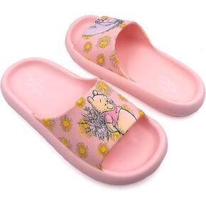 Winnie The Pooh Flowers for Eeyore Women's Flip Flop Cloud Comfort Slide Sandals