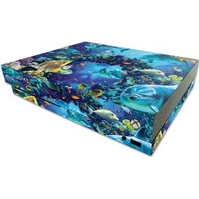 MightySkins Skin Compatible with Microsoft One X Console Only - Ocean Friends | Protective, Durable, and Unique Vinyl Decal wrap Cover | Easy to Apply, Remove, and Change Styles | Made in The USA