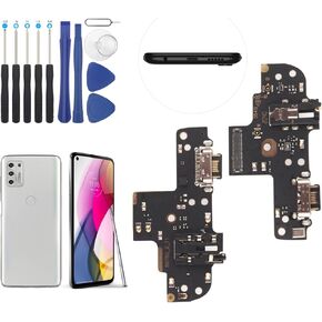 USB Charging Port for Motorola Moto G Stylus 2021 Dock Connector Charger Board Flex Cable Assembly Replacement for Motorola Moto G Stylus 2021 XT2115 with Tools