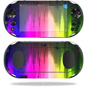 MightySkins Skin Compatible with Sony PS Vita (Wi-Fi 2nd Gen) wrap Cover Sticker Skins Rainbow Wood