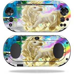 MightySkins Skin Compatible with Sony PS Vita (Wi-Fi 2nd Gen) wrap Cover Sticker Skins Unicorn