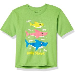 Pinkfong Boys' Toddler Baby Shark Doo Short Sleeve T-Shirt
