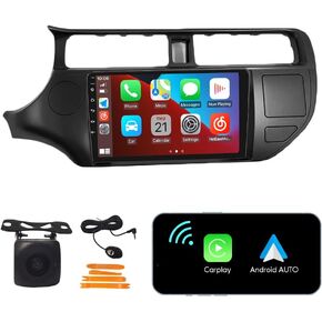 10.33" QLED/IPS 1600x720 Touchscreen CarPlay & Android Auto Android Autoradio Car Navigation Stereo Multimedia Player GPS Radio DSP Forkia Rio 2011-2014