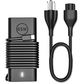 New Slim 65W 60W USB-C Charger for Dell Latitude 5410 5420 5510 5520 5530 5430 5440 7420 2-in-1 7430 3520 3540 7400 7440 Chromebook 3100 Dell Inspiron 14 7425 16 7620 XPS 13 Type C Power Cord