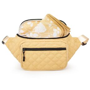 Small Diaper Bag with Portable Changing Pad, Crossbody Diaper Bag Pack with Wipes Pocket for Mom and Dad, Mini Diaper Bag Fanny Pack for Baby Travel, Black