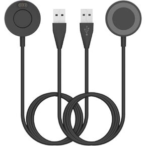 2-Pack Charger Compatible with Garmin Forerunner 165/Forerunner 55/Forerunner 955/Forerunner 965 Charger, Replacement Charging Cradle Dock for Garmin Forerunner 165 55 955 965