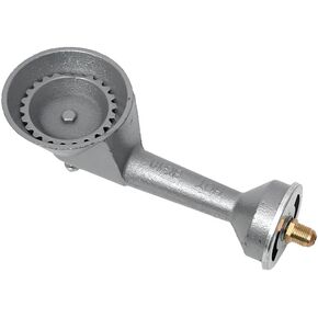 Cast Iron Propane Burner Head with Brass Fitting Orifice (SH16RH - DIY Burner & Regulator)