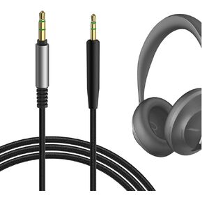 Geekria Audio Cable Compatible with Bose QC SE, QuietComfort Ultra, QC 45, QC 35 Series II, QC 35, QC 25, NC700, Headphones-700 Cable, 2.5mm Braided Nylon Replacement Stereo Cord (4 ft / 1.2 m)