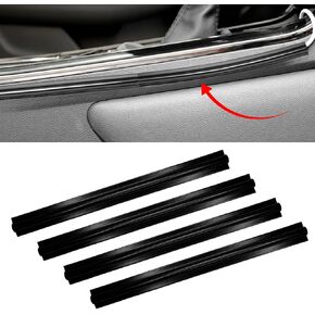 4PCS Car Concealed Wire Sleeve, Cable Management Sleeves, Concealed Wire Cover Line Sleeve Car Cable Clips Auto Accessories, Adhesive Cable Hidden Protector for USB, Audio and Video Line