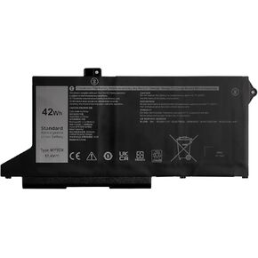 Replacement Battery WY9DX Compatible with Dell Latitude 14 5420 Latitude 15 5520 Precision 15 3560 Series Laptop 01K2CF 075X16 WY9DX P137G P137G001 P104F P104F001 0WK3F1 0M3KCN 005R42 RJ40G