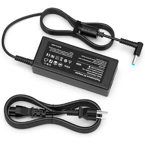 65W 45W Laptop Charger for HP Model 15: 15-dy, 15-dq, 15-da, 15-db, 15-f, 15-ef, 15-ab, 15-ac, 15-af, 15-an, 15-au, 15-aw, 15-ay, 15-ba, 15-bn, 15-bk, 15-br, 15-bs, 15-bw Series Power Supply Cord