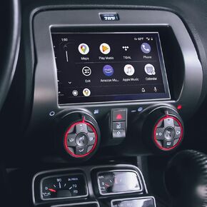 PAC Chevrolet Camaro 2010-2015 RPK5-GM4101 Integrated Radio Replacement Kit with 6.8" Touchscreen Double Din Radio, Steering Wheel Controls, Apple CarPlay, Android Auto, Bluetooth