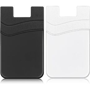 حامل بطاقة SS لظهر الهاتف، محفظة هاتف من السيليكون، عصا جيب على بطاقة ائتمان الهوية لجميع الهواتف الذكية in Kuwait