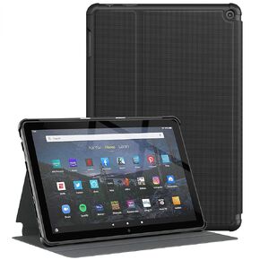 Soke Case for All-New Amazon Fire HD 10 & 10 Plus Tablet (Only Compatible with 11th Generation, 2021 Release) Premium Folio Stand Cover with Auto Wake/Sleep for 10.1 Inch Tablet, Black