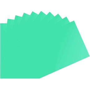 DMiotech 10Pcs Correction Gel Light Filter Overlay Transparent Plastic PVC Sheets Red for Photo，Film,Video