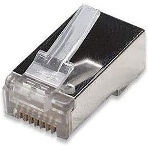 سيويل Cat6 RJ45 موصلات إيثرنت، 50 قطعة. محمية (STP) للكابلات الصلبة in Kuwait