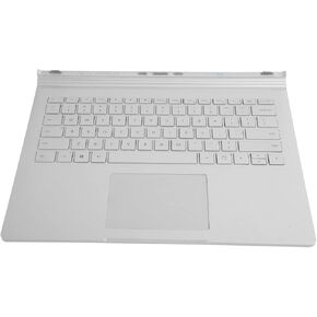 Laptop Keyboard for Microsoft Surface, 1704 Replacement American Keyboard for Surface Book 1, Quick Response, Sensitive Control, Silver