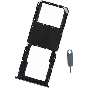Single SIM Card Tray Micro SD Holder Slot for OnePlus 1+ Nord N200 5G DE2118 DE2117 (Navy Blue)