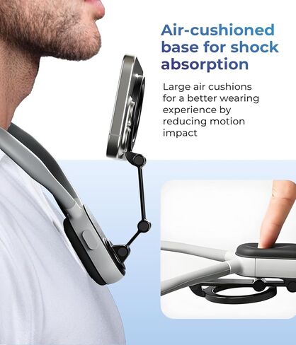 حامل مغناطيسي للرقبة للهواتف، حامل هاتف خلوي معلق على الرقبة POV/Vlog Selfie Selfie قلادة بدون استخدام اليدين حزام الهاتف تسجيل فيديو لهاتف iPhone 15 14 13 12 وهواتف Android لمنشئي المحتوى in Kuwait