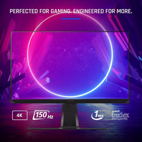 شاشة ألعاب فيوسونيك XG320U مقاس 32 بوصة بدقة 4K UHD 1 مللي ثانية و150 هرتز مع تقنية FreeSync Premium Pro وHDR 600 وHDMI ومنفذ DisplayPort وUSB وبيئة عمل متقدمة in Kuwait