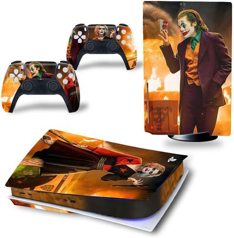 InnaGeek - ملصق جلدي واقٍ من الفينيل لجهاز PS5 Disk Edition Joker in Kuwait