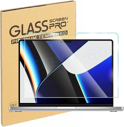 واقي شاشة من الزجاج المقسى لجهاز MacBook Pro الجديد 16.2 بوصة A2780 A2485 M3 M2 M1 Max/Pro Chip، (2023 2022 2021) واقي شاشة MacBook Pro 16 [صلابة 9H] [خالي من الفقاعات] [مضاد لبصمات الأصابع] in Saudi Arabia