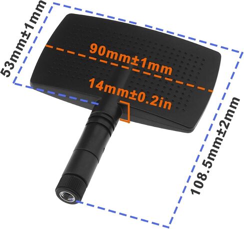 1PC 8dBi High Gain Directional Panel Antenna RP-SMA Plug for Remote Control Applications Wireless Routers WiFi Signal Enhancement in Saudi Arabia