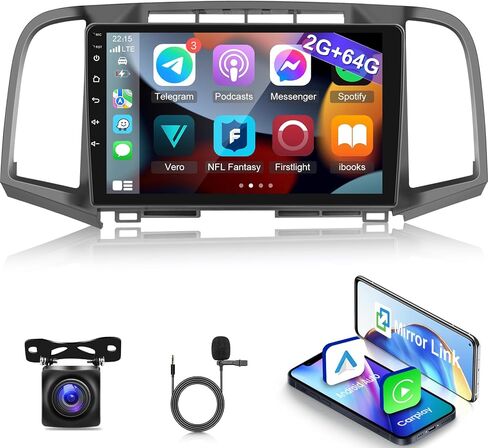 [2G+64G] Car Radio for Toyota Venza 2008-2016, Android 13 Touch Screen Venza Stereo, Carplay/Android Auto/EQ Audio/1080P/SWC/Bluetooth in Saudi Arabia