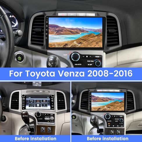 [2G+64G] Car Radio for Toyota Venza 2008-2016, Android 13 Touch Screen Venza Stereo, Carplay/Android Auto/EQ Audio/1080P/SWC/Bluetooth in Saudi Arabia