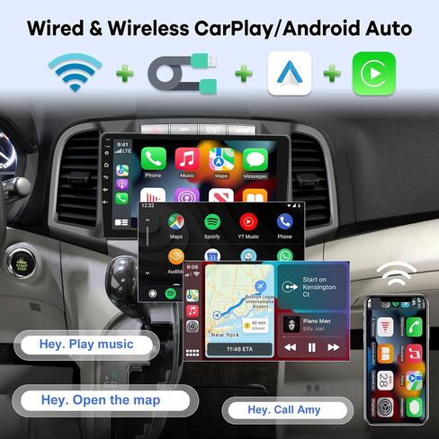 [2G+64G] Car Radio for Toyota Venza 2008-2016, Android 13 Touch Screen Venza Stereo, Carplay/Android Auto/EQ Audio/1080P/SWC/Bluetooth in Saudi Arabia