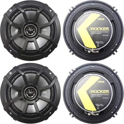 KICKER CS Series CSC65 6.5 Inch Car Audio Speaker with Woofers (2 Pairs) in Saudi Arabia