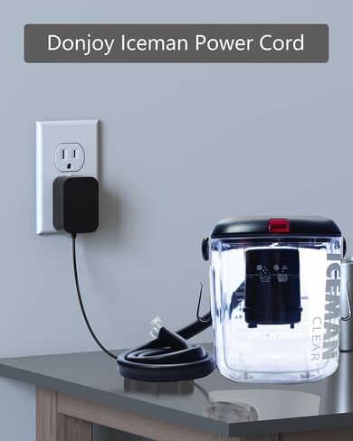 VHBW DC 9V 1A 8.5V for Donjoy Iceman Power Cord compatible with Donjoy Iceman Clear 3 13-5058 135058 11-1631 111631 Cold Therapy Unit ADS010C-W085090 PN 13-4882-0-00000 Adapter in Kuwait