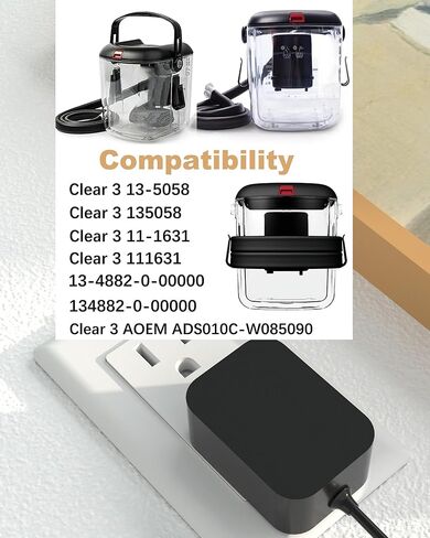 VHBW DC 9V 1A 8.5V for Donjoy Iceman Power Cord compatible with Donjoy Iceman Clear 3 13-5058 135058 11-1631 111631 Cold Therapy Unit ADS010C-W085090 PN 13-4882-0-00000 Adapter in Kuwait