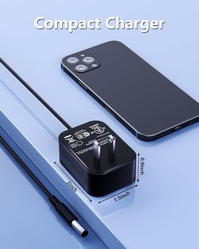 VHBW DC 9V 1A 8.5V for Donjoy Iceman Power Cord compatible with Donjoy Iceman Clear 3 13-5058 135058 11-1631 111631 Cold Therapy Unit ADS010C-W085090 PN 13-4882-0-00000 Adapter in Kuwait