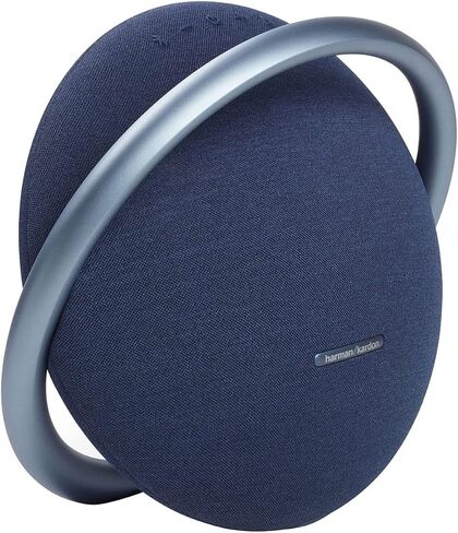 Harman Kardon Onyx Studio 7 Bluetooth Wireless Portable Speaker - 8 Hours Music Play time - Blue (Renewed) in Saudi Arabia