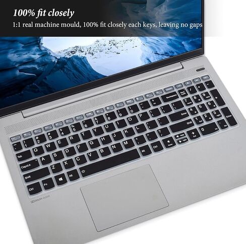 Keyboard Cover for 2024 Lenovo IdeaPad 1 Student Laptop 15IJL7 15ADA07 15IAU7 15ALC7 15.6" / IdeaPad 1i, Lenovo V15 G4 G3 G2/ThinkBook 15 G4 G3 G2/IdeaPad Flex 5 5i 16"/Yoga 7i/Yoga Slim 7 Skin-Black in Saudi Arabia