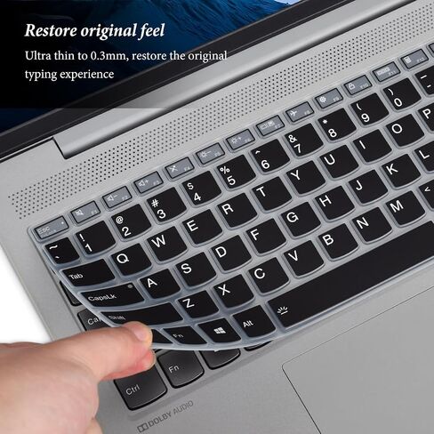 Keyboard Cover for 2024 Lenovo IdeaPad 1 Student Laptop 15IJL7 15ADA07 15IAU7 15ALC7 15.6" / IdeaPad 1i, Lenovo V15 G4 G3 G2/ThinkBook 15 G4 G3 G2/IdeaPad Flex 5 5i 16"/Yoga 7i/Yoga Slim 7 Skin-Black in Saudi Arabia