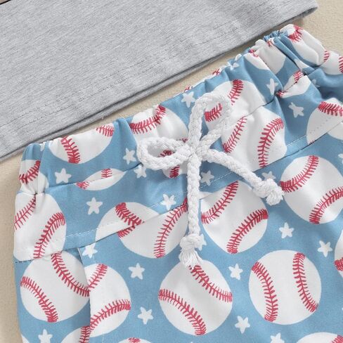 Toddler Baby Boy Summer Outfit Short Sleeve T Shirt Top Casual Shorts Set Infant Newborn Clothes 6 12 18 24 Month 2T in Saudi Arabia