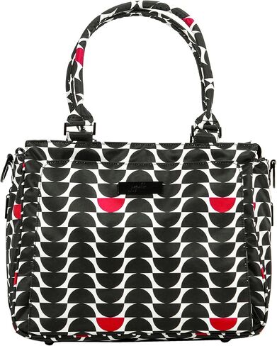 JuJuBe Be Classy Structured Multi-Functional Diaper Bag/Purse, Onyx Collection - Black Widow in Kuwait