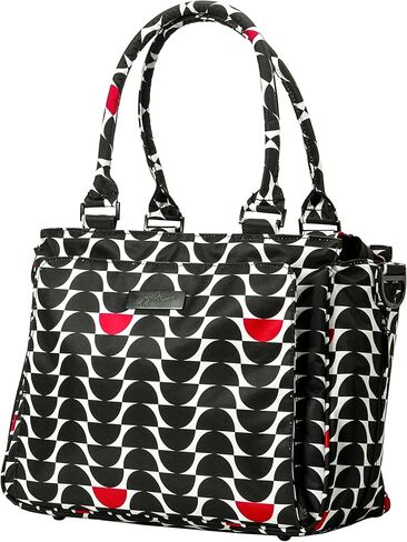 JuJuBe Be Classy Structured Multi-Functional Diaper Bag/Purse, Onyx Collection - Black Widow in Kuwait