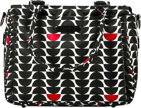 JuJuBe Be Classy Structured Multi-Functional Diaper Bag/Purse, Onyx Collection - Black Widow in Kuwait