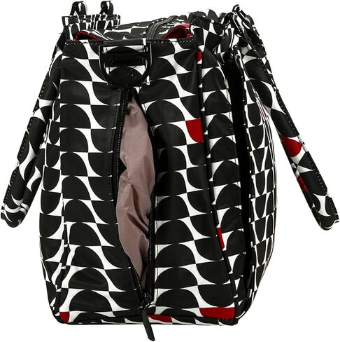 JuJuBe Be Classy Structured Multi-Functional Diaper Bag/Purse, Onyx Collection - Black Widow in Kuwait