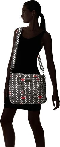 JuJuBe Be Classy Structured Multi-Functional Diaper Bag/Purse, Onyx Collection - Black Widow in Kuwait