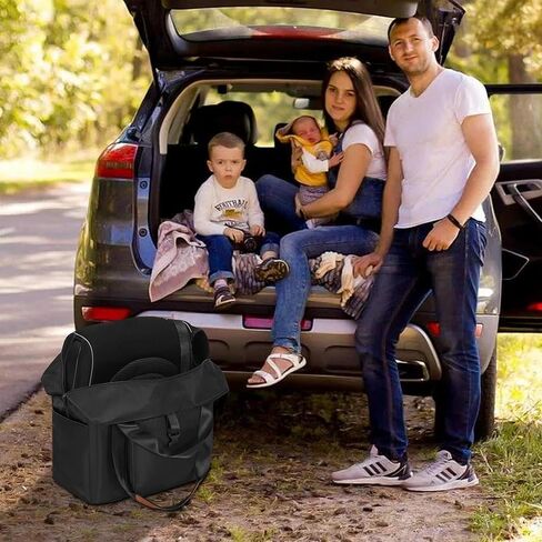 حقيبة سفر لمقعد السيارة معززة بدون ظهر من توريبيو لشيكو/جراكو/كوسكو، متوافقة مع جيب جي بي، حقائب حمل لعربات الأطفال للتحقق من بوابة الطائرة in Kuwait