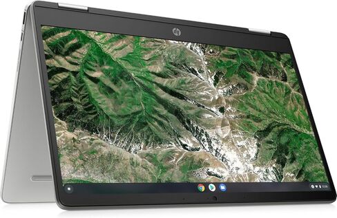 HP Chromebook x360 14 Inch FHD IPS Touchscreen 2 in 1 Laptop Tablet Intel Celeron N4500 4GB LPDDR4x RAM 128GB eMMC UHD Graphics Chrome OS Backlit Keyboard MicroSD Card Reader, 14a-ca1008ca (Renewed) in Saudi Arabia