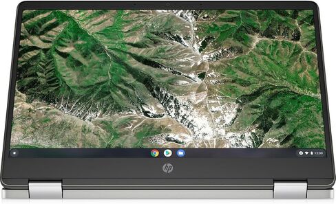 HP Chromebook x360 14 Inch FHD IPS Touchscreen 2 in 1 Laptop Tablet Intel Celeron N4500 4GB LPDDR4x RAM 128GB eMMC UHD Graphics Chrome OS Backlit Keyboard MicroSD Card Reader, 14a-ca1008ca (Renewed) in Saudi Arabia