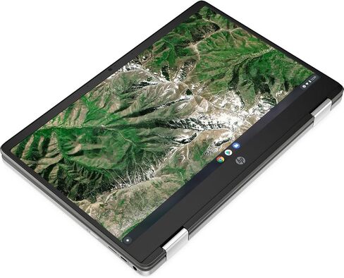 HP Chromebook x360 14 Inch FHD IPS Touchscreen 2 in 1 Laptop Tablet Intel Celeron N4500 4GB LPDDR4x RAM 128GB eMMC UHD Graphics Chrome OS Backlit Keyboard MicroSD Card Reader, 14a-ca1008ca (Renewed) in Saudi Arabia