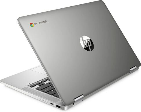 HP Chromebook x360 14 Inch FHD IPS Touchscreen 2 in 1 Laptop Tablet Intel Celeron N4500 4GB LPDDR4x RAM 128GB eMMC UHD Graphics Chrome OS Backlit Keyboard MicroSD Card Reader, 14a-ca1008ca (Renewed) in Saudi Arabia