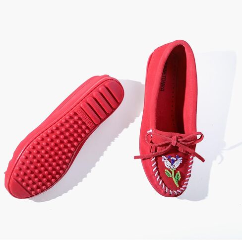 Minnetonka x Lucie Skjefte Women's Ziigwan Waabigwan Moccasin in Kuwait